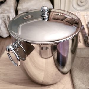 Williams Sonoma steel champagne or ice bucket